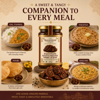 Rajasthani Khatta Meetha Nimbu Ka Achar
